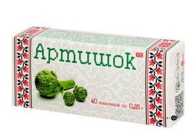 Артишок №40 таб.желчегонное, противовоспалит, гепатозащитное ср-во
