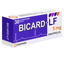 Бикард-ЛФ 5мг №30 таб.(Бисопролол)