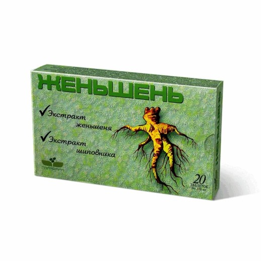 Жень-шень №20 таб.