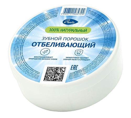 Зубной порошок Семейный Отбеливающий 140см3