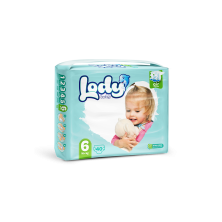 Подгузники LODY AIR XL 6 №40 (16+кг) JUMBO PACK