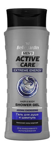 Белла Жардин шампунь и гель д/душа Active Care for Men extreme Energy 420мл