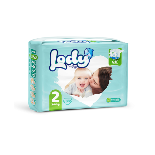 Подгузники LODY ECO PACK AIR Mini 2 №38 (3-6кг)