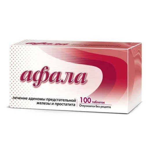 Афала №100 таб. для рассасывания (лечение аденомы предстат.железы)