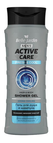 Белла Жардин шампунь и гель д/душа Active Care for Men Fresh&Cool 420мл