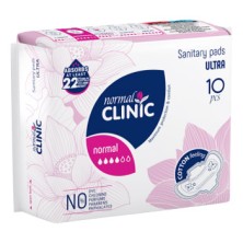 Прокладки НОРМАЛ Клиник Ultra NORMAL 4к №10 Cotton Feeling