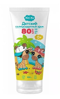 Солнце MINI ME Крем детский солнцезащитный SPF 80 100мл (0+)