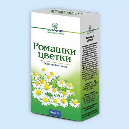 Ромашки аптечной цветки 50г