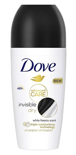 Дезодорант DOVE ролик 50мл Invisible Dry