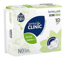 Прокладки НОРМАЛ Клиник Ultra NORMAL 4к №10 Cotton Feeling Fresh