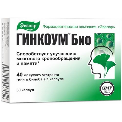 Гинкоум Био 40мг №30 капс.
