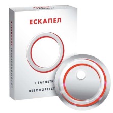 Эскапел 1,5мг №1 таб.(посткоитальный контрацептив)
