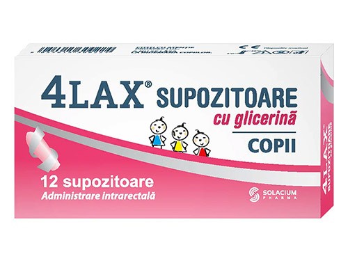 Глицерин суппозитории 4LAX для детей №12