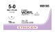 Викрил 5-0 RB-1 Plus с иглой 17мм 1/2с W9105 (0,75м)