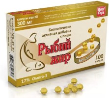 Рыбий жир без добавок 300мг №100 капс.