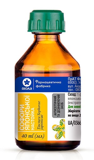 Софоры японской н-ка 40 мл (антисептическое ср-во)