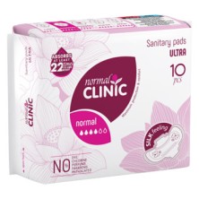 Прокладки НОРМАЛ Клиник Ultra NORMAL Fresh 4к №10 Silk Feeling