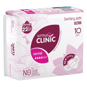 Прокладки НОРМАЛ Клиник Ultra NORMAL Fresh 4к №10 Silk Feeling