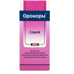 Оронорм 25мл спрей для местного применения