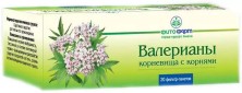 Валерианы корневища с корнями 1 5г №20 фильтр-пакетов