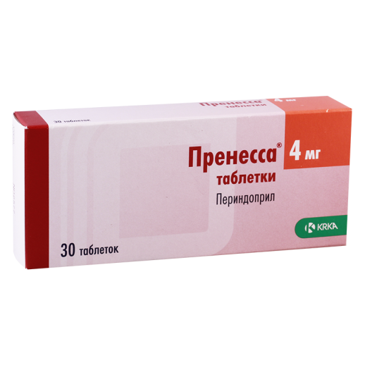 Пренесса 4 мг №30 таб. (Периндоприл)