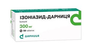 Изониазид 300мг №50 таб.(противотуберкулезное ср-во)