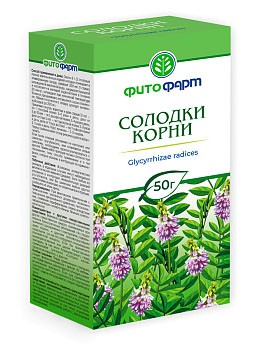 Солодки корни 50г сырье растительное измельченное
