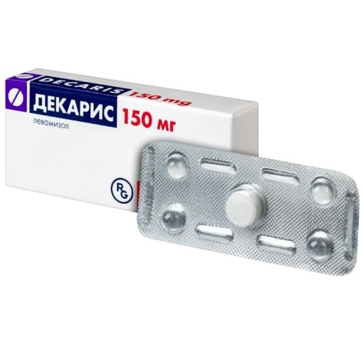 Декарис 150мг №1 таб. (Левамизол)