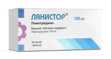 Ланистор 100мг №30 таб. (Ламотриджин)
