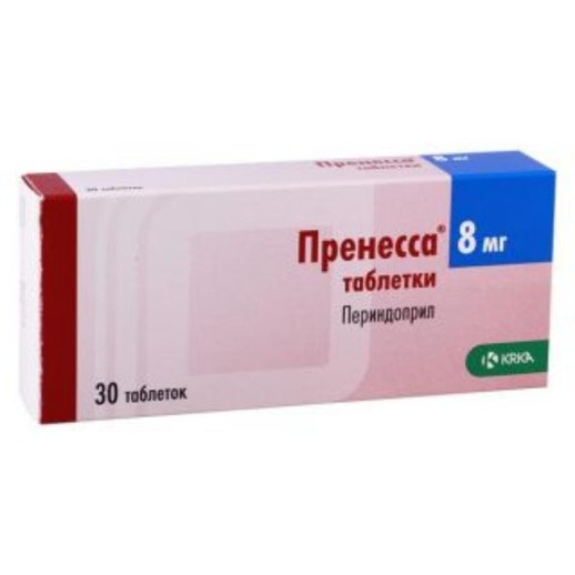 Пренесса 8 мг №30 таб. (Периндоприл)