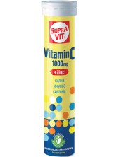 FORTEX - Supra Vit Витамин С 1000мг+Цинк 10мг №20 таб. шип.(Апельсин)