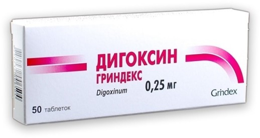 Дигоксин Гриндекс 0,25 мг №50 таб.