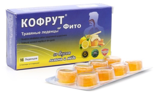 Кофрут Фито №16 лед. травяные Лимон-Мед