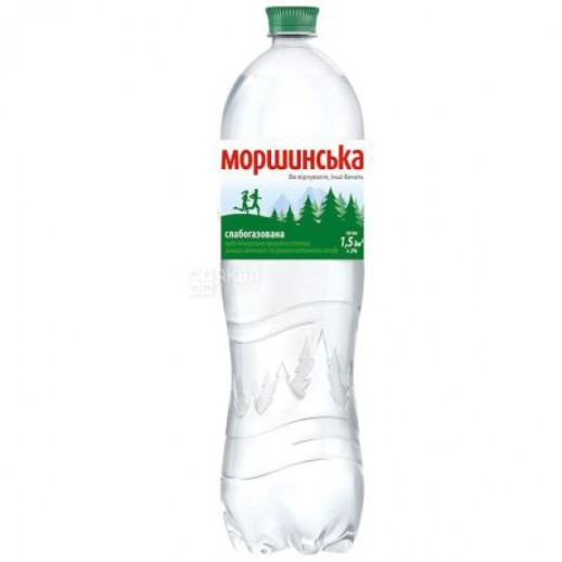 Вода минеральная Моршинская 1,5л слаб. газ.