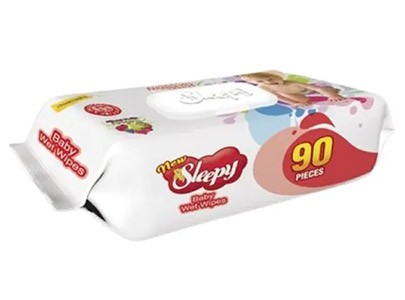 Салфетки влажные SLEEPY детские №90 Роза