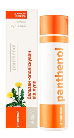 Бальзам для волос Panthenol Аир и Одуванчик 200мл (от перхоти)