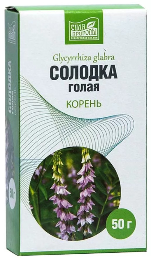 Солодки корни 50г сырье растительное измельченное БАД