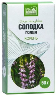 Солодки корни 50г сырье растительное измельченное БАД
