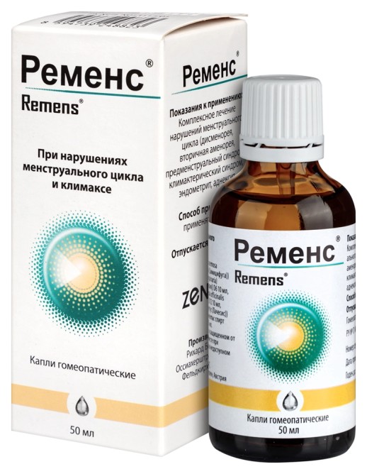 Ременс 50мл капли гомеопатич.
