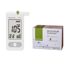 Глюкометр Bionime Rightest GM 550 + тест-полоски Rightest GS550 №50