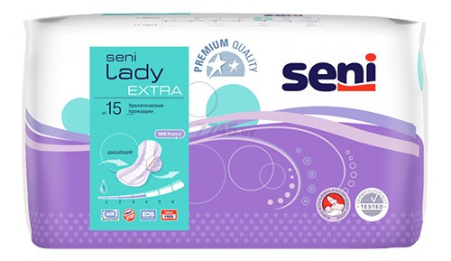 Прокладки Seni Lady Extra урологические 4 кап. №15