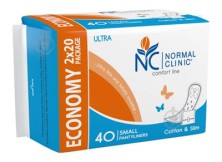 Прокладки НОРМАЛ Клиник ежедн.SMALL Fresh 2х20шт Promo