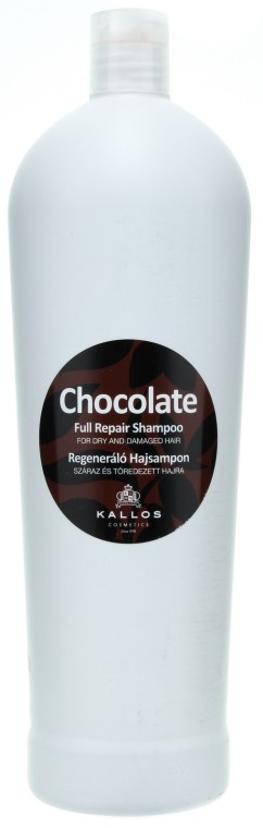 Шампунь КАЛЛОС 1000мл CHOCOLATE для поврежденных волос