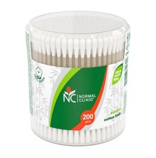 Ватные палочки NORMAL CLINIC №200 в коробке Бамбук