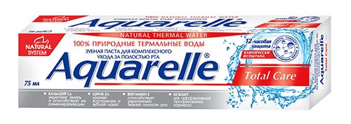 Зубная паста Aquarelle Thermal Total Care 75мл
