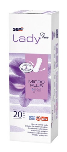 Прокладки Seni Lady Micro Plus урологические 1,5 кап. №20 Ежедневные