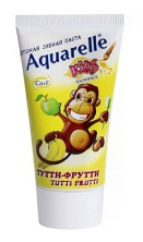 Зубная паста Aquarelle Tutti-Frutti Детская 50мл