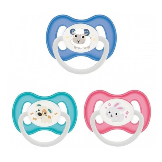 CANPOL - Пустышка латексная А круглая Милые животные