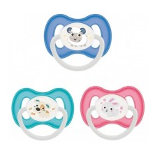 CANPOL - Пустышка латексная А круглая Милые животные