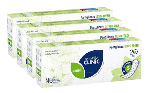Прокладки НОРМАЛ Клиник ежедн.Эко SMALL Fresh 2х40шт Promo
